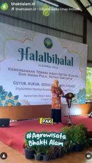 Halal Bihalal Pejabat Jawa Timur di Agrowisata Bhakti Alam