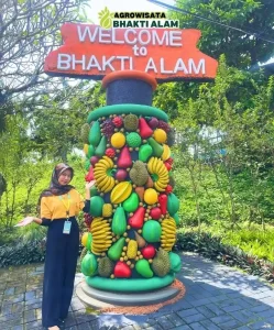 Spot foto miniatur buah welcome to bhakti alam