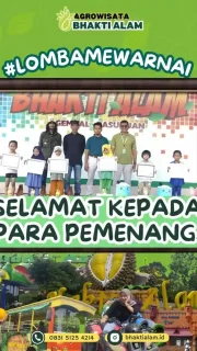 Pemenang Lomba Mewarnai di Agrowisata Bhakti Alam Pasuruan 2025 Kategori Paud TK